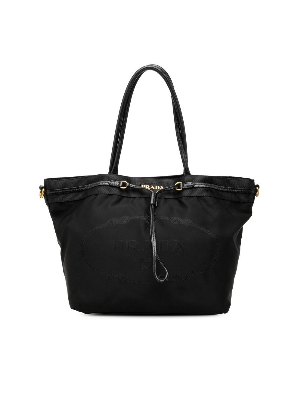 Prada Tessuto Canapa Logo Satchel Pre- #356543P46B